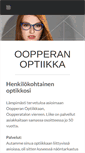 Mobile Screenshot of oopperanoptiikka.fi